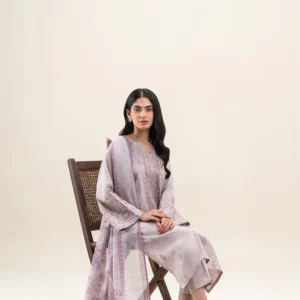 3 PIECE EMBROIDERED MULTI NEPS SUIT (PRET)